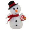 TY Beanie Baby - SNOWBALL the Snowman (7.5 inch) (Mint)