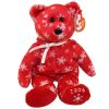 TY Beanie Baby - SNOWBELLES the Bear (Red Version) (9 inch) (Mint)