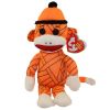 TY Beanie Baby - SOCK MONKEY (Mummy - 8.5 inch) (Mint)