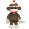 TY Beanie Baby - SOCKS the Sock Monkey (Brown) (8.5 inch) (Mint)