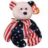 TY Beanie Baby - SPANGLE the Bear (Pink Head Version) (8.5 inch) (Mint)