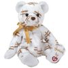 TY Beanie Baby - STARLIGHT the Bear White Version (7 inch) (Mint)