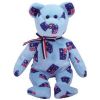 TY Beanie Baby - STARRY the Bear *w/ FLAG NOSE* (8.5 inch) (Mint)