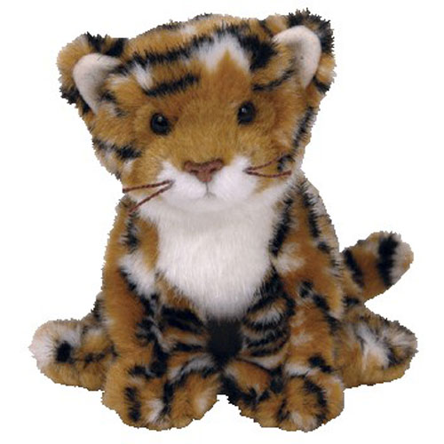 white tiger beanie buddy