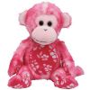 TY Beanie Baby - SUNSET the Pink Monkey (7.5 inch) (Mint)