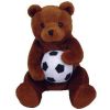 TY Beanie Baby - SWEEPER the Soccer Bear (5 inch) (Mint)