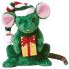 TY Beanie Baby - TIDINGS the Holiday Mouse (7 inch - Mint)