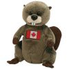 TY Beanie Baby - TIMBERS the Beaver (6 inch) (Mint)