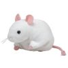 TY Beanie Baby - TINY the White Mouse (4.5 inch) (Mint)