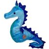 TY Beanie Baby - TRIDENT the Seahorse  (7 inch - Mint)