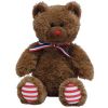 TY Beanie Baby - UNCLE SAM the Bear (Dark Brown) (7.5 inch) (Mint)