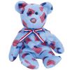 TY Beanie Baby - UNION the Bear (w/ USA Flag Nose) (8.5 inch) (Mint)