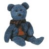 TY Beanie Baby - WALLACE the Bear (9 inch) (Mint)