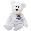 TY Beanie Baby - WASHINGTON DC the Bear (I Love Washington DC) (8.5 inch) (Mint)