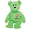 TY Beanie Baby - WASHINGTON RHODODENDRON the Bear (8.5 inch) (Mint)