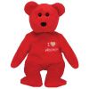 TY Beanie Baby - WISCONSIN the Bear (I Love Wisconsin) (9 inch) (Mint)