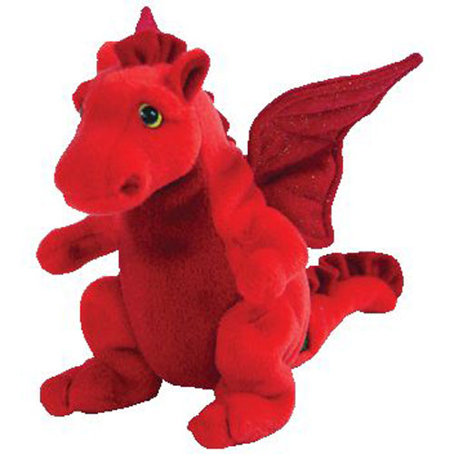 TY Beanie Baby - Y DDRAIG GOCH the Dragon (5 inch) (Mint ...