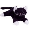 TY Beanie Baby - ZIP the Black Cat (White Paws) (7 inch) (Mint)