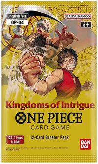 Bandai One Piece Cards - Kingdoms of Intrigue OP-04 - BOOSTER PACK (12 Cards) (New)