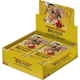 Bandai One Piece Cards - Kingdoms of Intrigue OP-04 - BOOSTER BOX (24 Packs) (New)