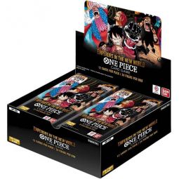 Bandai One Piece Cards - Emperors in the New World OP-09 - BOOSTER BOX [24 Packs] (New)