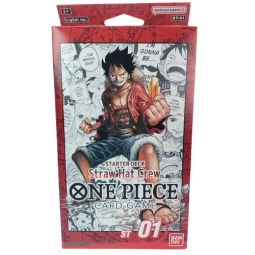Bandai One Piece Cards - Starter Deck ST-01 - STRAW HAT CREW  (New)