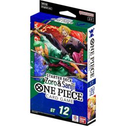 Bandai One Piece Cards - Starter Deck ST-12 - ZORO & SANJI (50-Card Deck) (New)