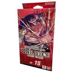 Bandai One Piece Cards - Starter Deck ST-15 - RED EDWARD NEWGATE (50-Card Deck) (New)