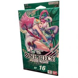 Bandai One Piece Cards - Starter Deck ST-16 - GREEN UTA (50-Card Deck) (New)