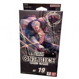 Bandai One Piece Cards - Starter Deck ST-19 - BLACK SMOKER (50-Card Deck) (New)