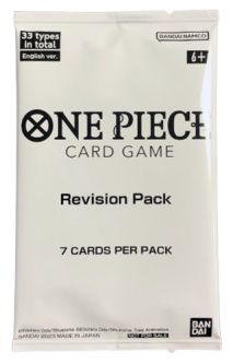 Bandai One Piece Cards - REVISION PACK (7 Cards per pack) (New)