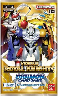 Digimon English Trading Card Game - Versus Royal Knights BT13 - BOOSTER PACK (12 Cards) (New)