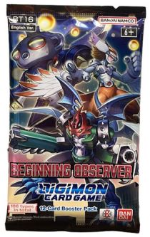 Digimon English Trading Card Game - Beginning Observer BT16 - BOOSTER PACK (12 Cards) (New)