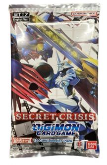 Digimon English Trading Card Game - Secret Crisis BT17 - BOOSTER PACK (12 Cards) (New)