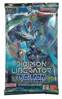 Digimon English Trading Card Game - Digimon Liberator EX07 - BOOSTER PACK [12 Cards] (New)