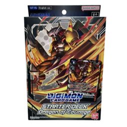 Digimon English Trading Card Game - Starter Deck ST-15 - DRAGON OF COURAGE (54 Card Deck) (New)