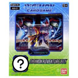 Digimon TCG - AB-01 ADVENTURE BOX (Imperialdramon Dragon Mode Promo, 2 Packs & 1 Random Figure) (New