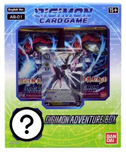 Digimon TCG - AB-01 ADVENTURE BOX (Mastemon Promo, 2 Packs & 1 Random Figure) (New)