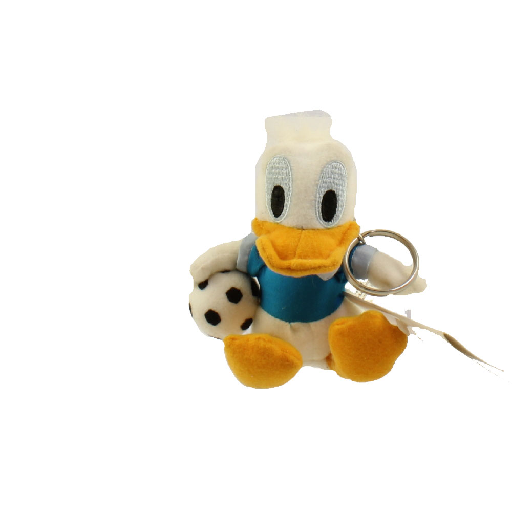 Disney Bean Bag Plush - SOCCER DONALD (Keychain) (Mickey Mouse) (4 inch ...