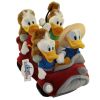 Disney Bean Bag Plush Set - DONALD DUCK & NEPHEWS in Car (Mickey Mouse) (10 inch) (2001 Disneyana Co