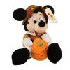Disney Bean Bag Plush - PILGRIM MICKEY holding Pumpkin (Mickey Mouse) (11 inch) (Mint)