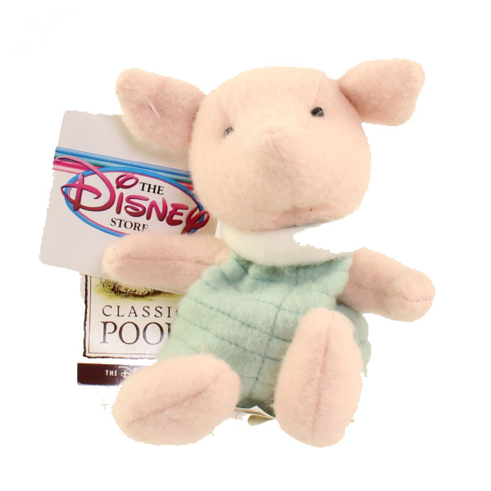 Disney Bean Bag Plush CLASSIC PIGLET Winnie the Pooh 8 inch Mint Sell2BBNovelties Sell TY Beanie Babies Action Figures Barbies Cards Toys selling online