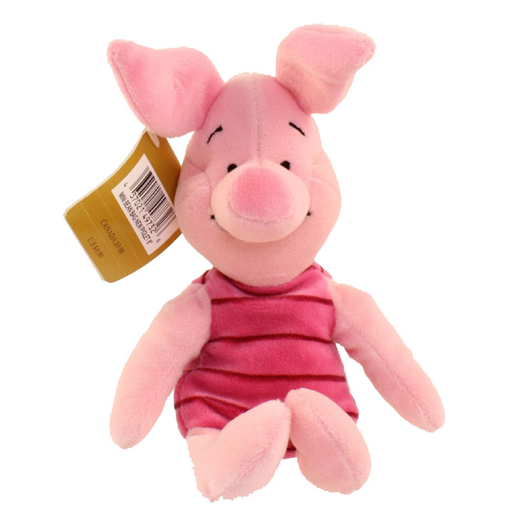 Disney Bean Bag Plush - NEW PIGLET (Winnie the Pooh) (8 inch) (Mint ...