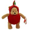 Disney Bean Bag Plush - DRESS UP APPLE POOH (Winnie the Pooh) (8 inch) (Mint)