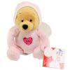 Disney Bean Bag Plush - PINK ANGEL POOH (Winnie the Pooh) (7.5 inch) (Mint)