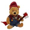 Disney Bean Bag Plush - FLANNEL POOH (Winnie the Pooh) (8 inch) (Mint)