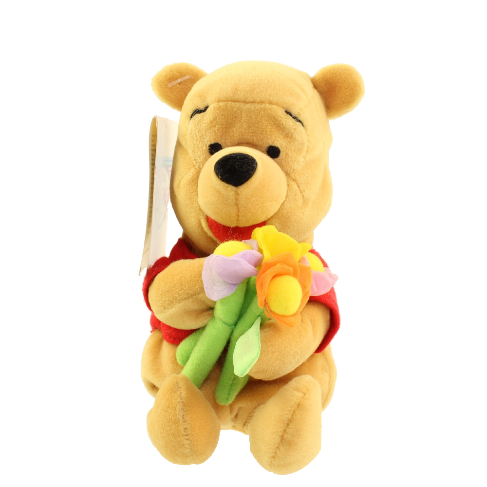 Disney Bean Bag Plush - FLOWER POOH (Winnie the Pooh) (8 inch) (Mint ...