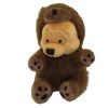 Disney Bean Bag Plush - FUZZY BROWN BEAR POOH (Winnie the Pooh) (6 inch) (Mint)