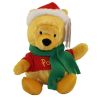 Disney Bean Bag Plush - HOLIDAY POOH w/ Green Scarf (Winnie the Pooh) (10 inch) (Mint)