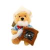 Disney Bean Bag Plush - PROFESSOR POOH (Winnie the Pooh) (9 inch) (Mint)